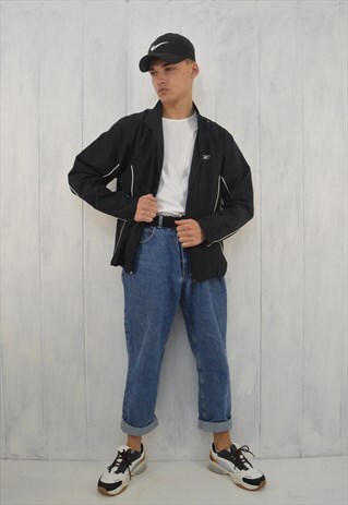 VINTAGE BLACK SPORTS JACKET