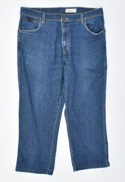 Vintage 90's Wrangler Denim Bermuda Shorts Blue