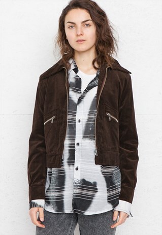 VINTAGE BROWN MASTO CORDUROY JACKET