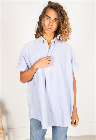 VINTAGE 80S POLO RALPH LAUREN SHIRT / R4120C406