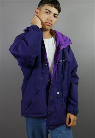 PURPLE BERGHAUS FESTIVAL RAIN COAT