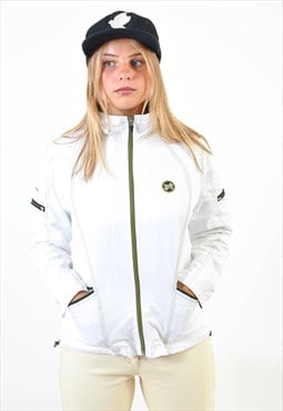 Vintage shell jacket in white