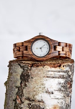 The Pine - Handmade Recycled Wood Wristwatch