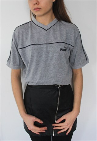GREY PUMA T-SHIRT