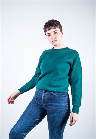 VINTAGE 1990S GREEN SWEATER