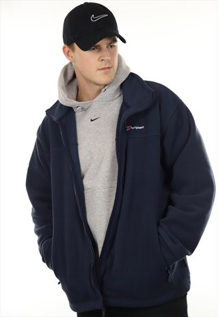 VINTAGE BERGHAUS FLEECE NAVY