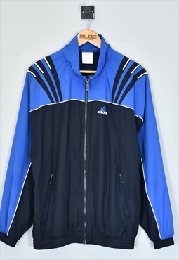 Vintage Adidas Shell Jacket Blue Large