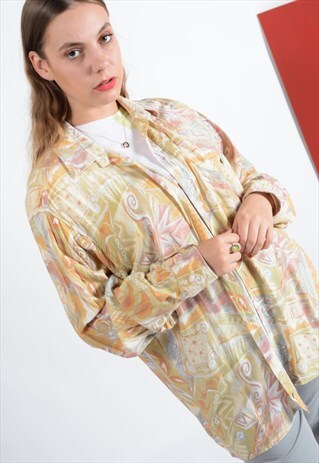 VINTAGE ABSTRACT PATTERN FESTIVAL SHIRT