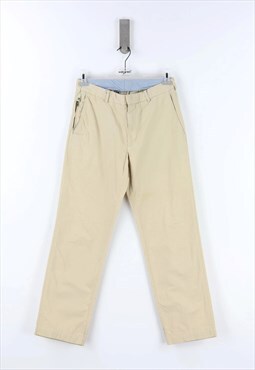 Fay Regular Fit Chino Trousers in Cream - 46