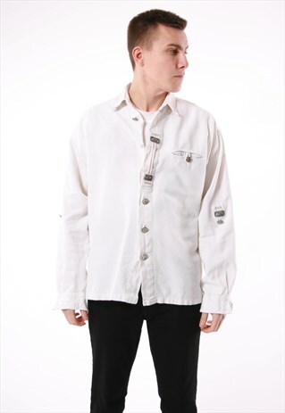 90S VINTAGE JODLERMAX OLDSCHOOL COTTON SHIRT 13905