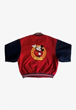 Vintage Women's Disney Mickey's Stuff Varsity Jacket