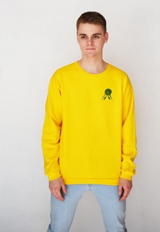 YELLOW SUNSET (GREEN) SWEATSHIRT