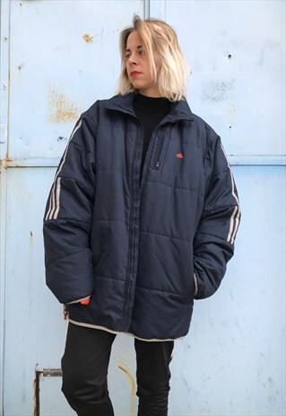 VINTAGE 90' OLDSCHOOL COOL UNISEX PUFFER ADIDAS JACKET