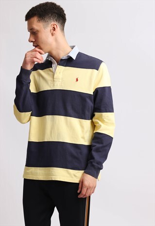 VINTAGE POLO RALPH LAUREN LONG SLEEVE POLO TOP