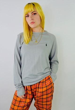 VINTAGE RALPH LAUREN POLO EMBROIDERED LIGHTWEIGHT SWEATSHIRT