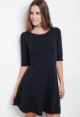 A-LINE FLARED DRESS
