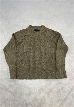 French Connection Knitted Jumper Patterned Chunky Sweater