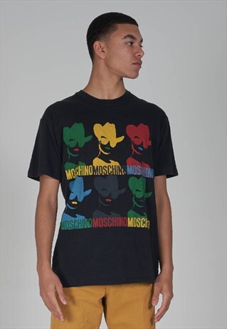 VINTAGE RARE MOSCHINO POP ART T-SHIRT
