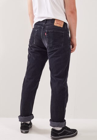 VINTAGE LEVI'S 751 STRAIGHT LEG CORDUROY TROUSERS