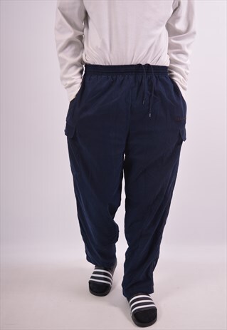 VINTAGE CHAMPION TRACKSUIT TROUSERS NAVY BLUE