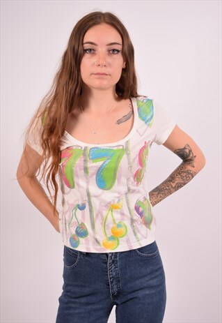 VINTAGE VERSACE T-SHIRT TOP MULTI