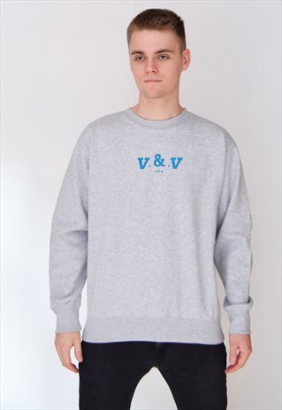 GREY V&V (BLUE) SWEATSHIRT