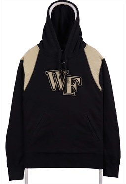 Nike 90's Wake Forest Middle Centre Swoosh Hoodie Medium Bla