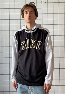 Vintage NIKE Hoodie Sweatshirt Big Logo Center Swoosh Top