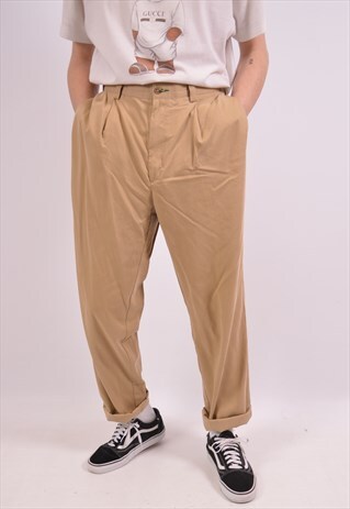 VINTAGE TOMMY HILFIGER CHINO TROUSERS BROWN