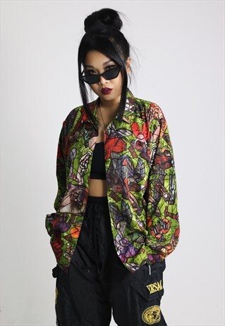 VINTAGE SILKY 90S OG PRINTED SHIRT