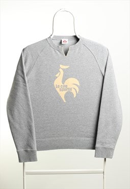 Vintage Le Coq Sportif Logo Sweatshirt Grey