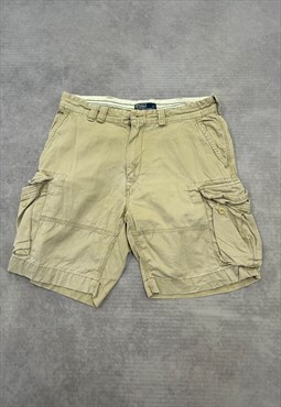Vintage Polo Ralph Lauren Shorts Beige Cargo Shorts 