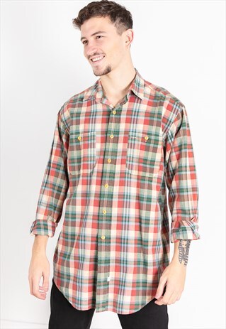 VINTAGE 80S POLO RALPH LAUREN WINTER SHIRT/ S9342
