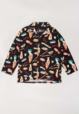 P.J. Salvage Printed Oversized Fit Long-sleeve Shirt