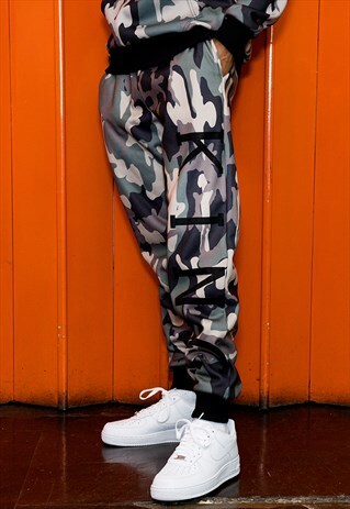 LEYTON TRACKSUIT BOTTOMS - CAMO