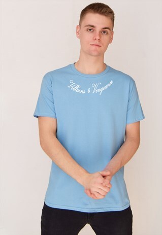 BLUE TATTOO (WHITE) T-SHIRT