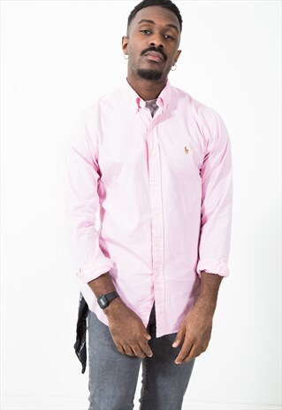 VINTAGE 80S CLASSIC POLO RALPH LAUREN SHIRT / S5533