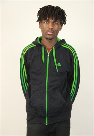 VINTAGE ADIDAS ZIP UP HOODIE