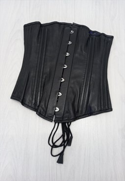 Beautiful Honour London Leather Corset NWT