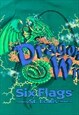 VINTAGE 90S SIX FLAGS DRAGONS WING T-SHIRT