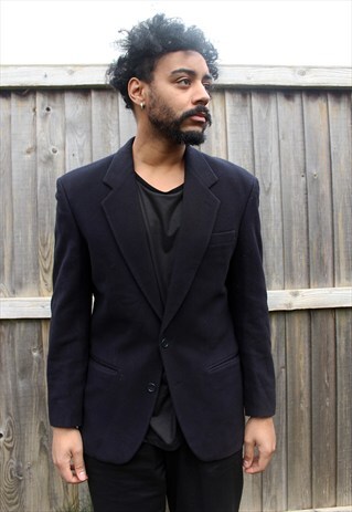 ALEXANDRE OF ENGLAND LUXURIOUS CASHMERE WOOL BLEND BLAZER