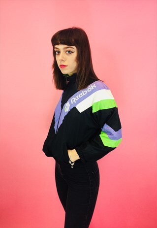 VINTAGE 80S REEBOK CLASSIC SHELL JACKET