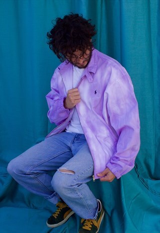 VINTAGE RALPH LAUREN TIE DYE HARRINGTON