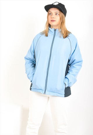 VINTAGE SHELL JACKET IN BLUE