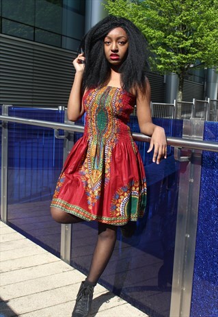 AFRICAN PRINT DRESS FESTIVAL DRESS FESTIVAL CLOTHING DASHIKI