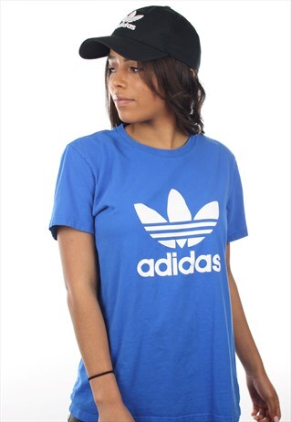 VINTAGE ADIDAS ORIGINALS BIG TREFOIL T SHIRT