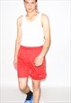 VINTAGE 00S SPORTS SHORTS IN RED