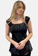 Vintage Satin Top