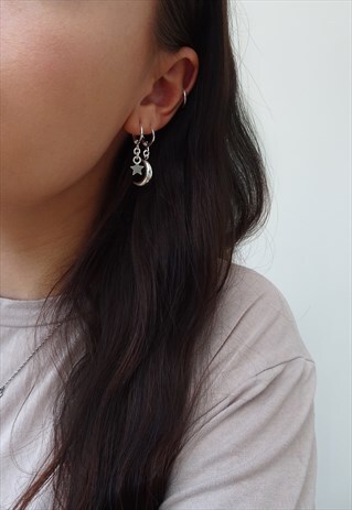 MOON & STARS HOOPS