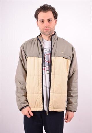 NIKE MENS VINTAGE JACKET MEDIUM GREEN 90S